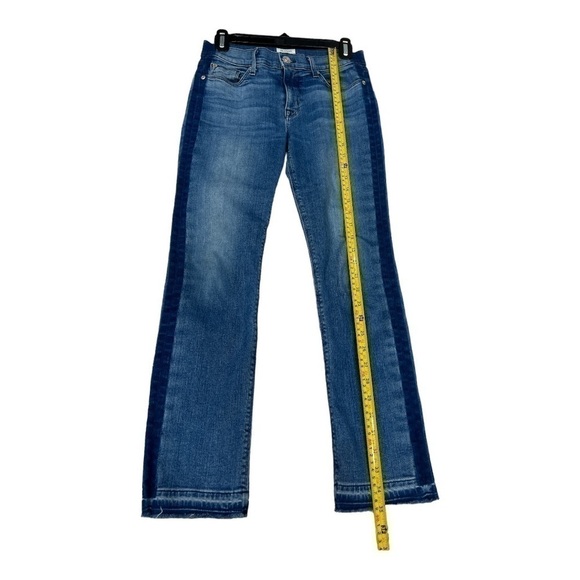 HUDSON Jeans Tuxedo Stripe Tilda Crop Raw Hem Jeans Women’s Size 26 - Picture 7 of 12